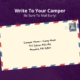 Write To Your Camper (FBWebsite)